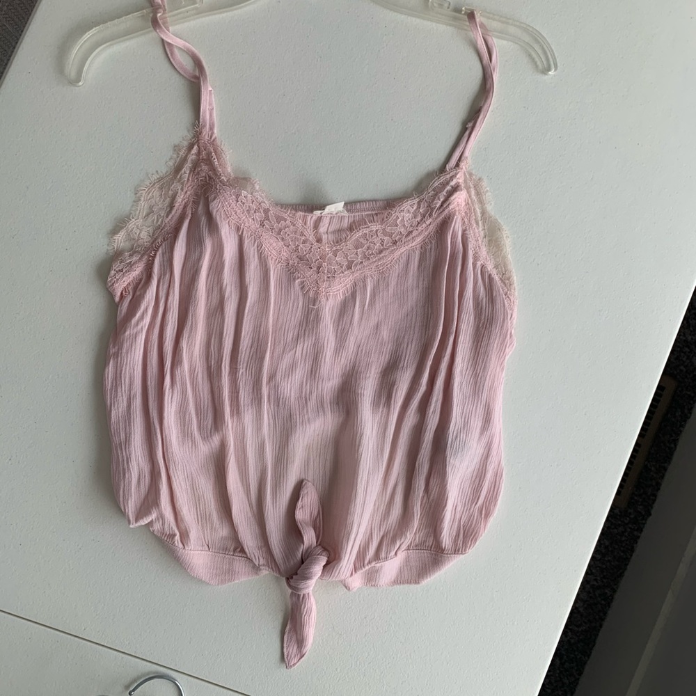 Pink garage Tank top